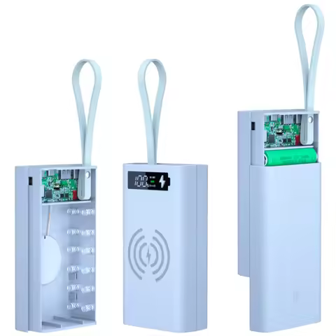 Quick Charge QC3.0 DIY 12 x 18650 Battery Power Bank Case Powerbank Holder Shell Portable Battery St