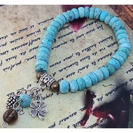 Natural Turquoise (綠松石) Crystal Bracelet ~ (10/25)