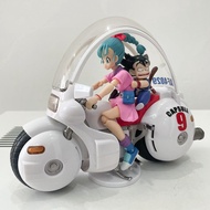 - SHF Dragon Ball Motorcycle Girl Bulma Little Goku No. 9 Capsule Motorcycle Bulma Motorcycle
