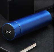 ขวดวัดอุณหภูมิกระบอกน้ำสุญญากาศแสดงตัวเลขอุณหภูมิ 500MLแก้วเก็บร้อน-เย็น ขวดน้ำสั่งทำโลโก้ได้ kw777