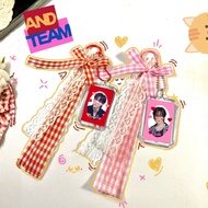GANTUNGAN KEYCHAIN BAGCHARM & TEAM KEYCHAIN ANDTEAM RIBBON COQUETTE KPOP JPOP