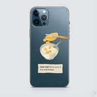 Rice Mango iphone case, silicone cover for iphone 7 8 Plus 6 6s Plus 11 13 12 14 Pro MAX XR X XS MAX