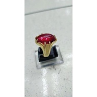 Cincin Batu Delima Asli