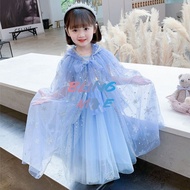 Elsa Cloak Cloak Set Halloween Children's Day Performance Costume Children New Year Toys Gifts for C
