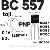( Bc 557 Transistor Bc557 ) Equation Replacement Bc556 Bc557 Bc558 Bc559 Bc560 =Bc 557: Uni 50V 0.Pn