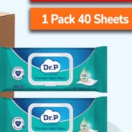 NEW 160pcs (4pk x 40s) DR.P DRP Tisu Basah Tissue Basah Wet Wipes of 40's