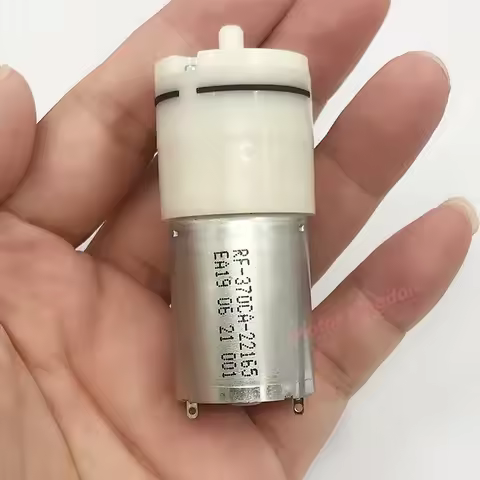 DC 3V 3.7V 5V 6V 12V 24V Small 370 Motor Pump Micro Mini Vacuum Air Oxygen Flow Control Pump for Aqu