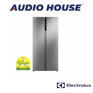 ELECTROLUX ESE5101B-A  507L SIDE BY SIDE FRIDGE  SILVER  3 TICKS  W836xH1780xD706MM  2 YEARS WARRANT
