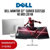 DELL MONITOR S3221QS 32" INCH 4K UHD CURVED LED VA
