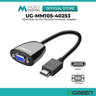 UGREEN MM105 HDMI To VGA Female Converter Adapter , Support 1920*1080@60HZ (UG-MM105-40253