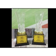 Acrylic trophy, trophy, trophy with costomize sticker