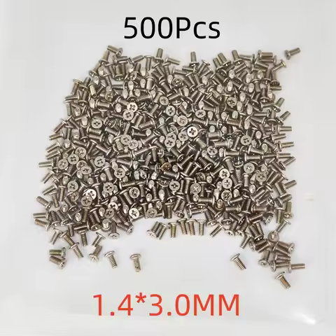 500pcs/Lot 3.0mm Screws For Samsung Galaxy A50 A40 A30 A20 A51 A80 A90 A11 A71 3.5mm Mobile Phone Mo