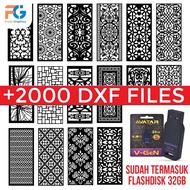 2000+ DESAIN FILE LASER CUTTING CNC ROUTER PLASMA DXF VECTOR DESIGN V2 -Deflexa Store