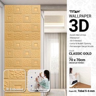 [CSG.ID] Wallpaper 3D TITAN Classic 70X70.