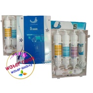 Unipureเครื่องกรองน้ำระบบ UF + Alkaline(อัลคาไลน์)Inline 5 Stage Unipure ฝาครอบสวยงามPP.GAC.Resin.UF