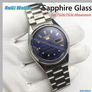 Watch accessories for Seiko all-steel case with sapphire crystal Fits 7S26 7S36 movement Assembled i