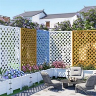 Courtyard Fence/Shade Yard Barrier Anti-Corrosion Wood Farmhouse Small Yard Partition Climbing Frame