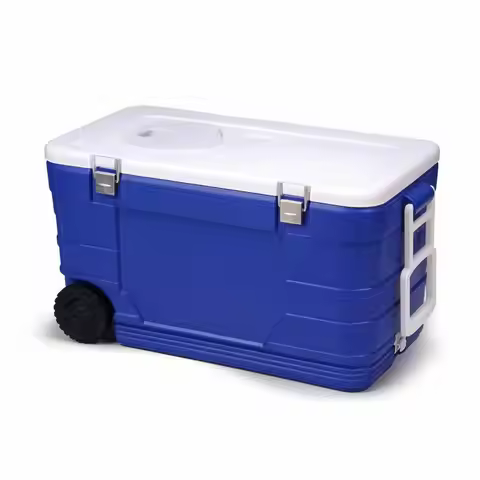 Insulated Container with Ice Pack Food-Grade Chiller Rigid Outer Insulated Ice