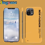 Jingsanc Ốp Điện Thoại Cho Xiaomi Mi 11 Lite/Mi 11 Lite 5G/Mi 11 Lite 5G NE Ốp Không Viền Mờ PC Cứng