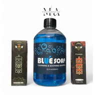 Bluesoap tattoo cleaning foaming solution concentrate 500ml bottle - Black Bee cream + red bee.