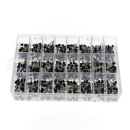 840pcs/Box 24Values TO-92 Transistor Assortment Kit BC327 BC337 BC547 2N2222 3904 3906 C945 S8050 S9
