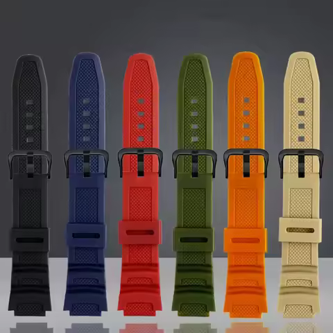 High quality rubber strap for Casio Watch W-218h / F-108 AE1200 / 1000 / 1300 resin silicone watch b