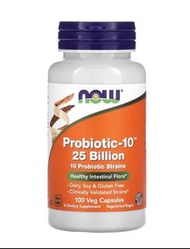 包順豐💟100粒 現貨❤️美國Now foods 益生菌-10, 250億 素食膠囊💟