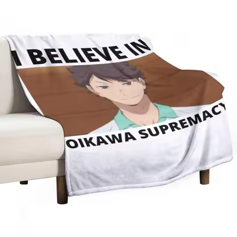 oikawa supremacy Throw Blanket Furry Blanket Sofas