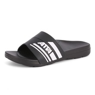 【ATTA】足壓分散 流線均壓拖鞋-黑白