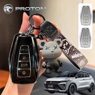 Proton 4 Buttons TPU Car Key Cover Proton Remote Key Case Proton Keychain for X50 X70 S70 S90 Car Ke