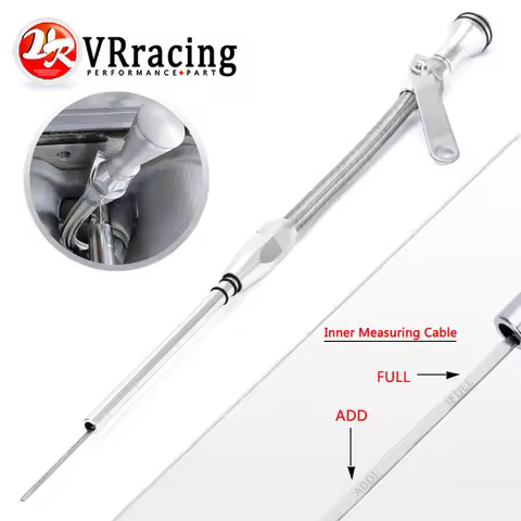 VR Engine Oil Dipstick Tube 80s later For Chevy SBC 267/305/350/400 4.4/5.7/6.6L Flexible Passenger 