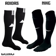 HITAM Ball Socks | Black Long Futsal Socks Above The Knee