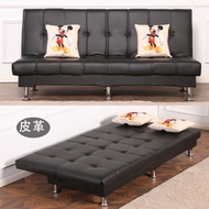 ۩❀Sofa bed dual-purpose small apartment multifunctional sofa bed single foldable sand fabric leather