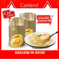 Canland Abalone in Brine 425g ❤ Premium Abalone With Heavy Drained Weight 180g x 24cans/1Carton