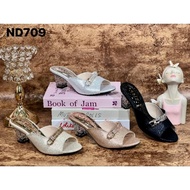 Barang Ini Ready Stock Ya Kak / Sandal High Heels Wanita Pesta Formal Fobio Nd709 .Barang Terbaru Da