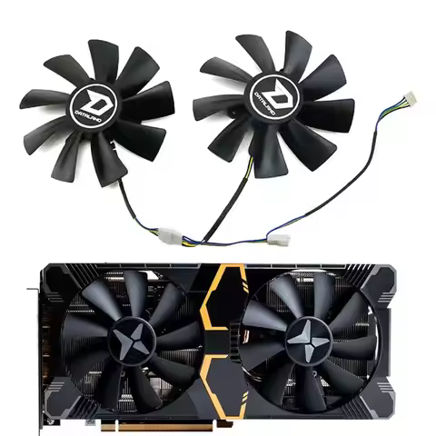 NEW 100MM 4PIN GAA8S2U RX 5600 5700 5700 XT GPU Fan For Dataland Radeon RX 5700 XT 5700 5600 XT 5500