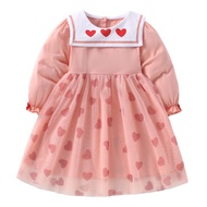 Little Maven Dress Premium Love Peach