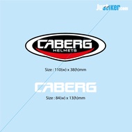 Caberg Sticker, Caberg Helmet Sticker, Caberg Logo