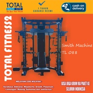 Alat Olahraga Fitness Smith Machine Commercial Multifungsi