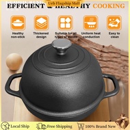 [Ueb Flagship Mall]24CM Cast Iron Bread Toaster Dome-Shaped Sourdough Bread Baking Pot Non-Stick Ena