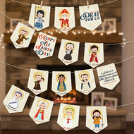 All Saints' Party Supplies Day of All Saints Decor Banner  Bekalan Parti Hari Semua Orang Suci - Dec