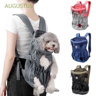 AUGUSTUS Outdoor Cat Accessories Adjustable Pet Sling Bag Pet Carrier Backpack Front Chest Puppy Holder Oxford cloth Durable Hands-Free Breathable Dogs Travel Bag/Multicolor CC1D