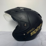 BXP GL Plain Solid Helmet - Single Visor Helmet SNI Godzilla Adult Helmet