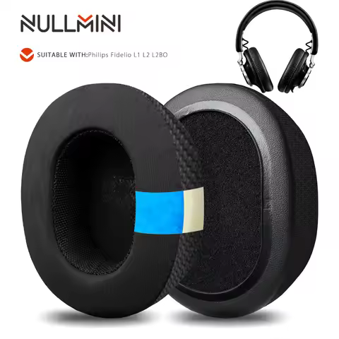 Nullmini Replacement Earpads for Philips Fidelio L1 L2 L2BO Headphones Cooling Gel Ear Pads Cushion 