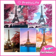 【PL】5D DIY Diamond Painting Beautiful Scenery Famous Scenery Eiffel Tower for Home Decoration 30x40c