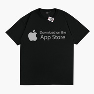 KARIMAKE Unisex Distro T-Shirt with Picture iphone APP STORE Hologram Logo