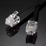 6P6C Telephone Cable Pure Copper 6 Core 6P6C RJ11 RJ12 for Telephone Audio Signal Cord Automotive Am