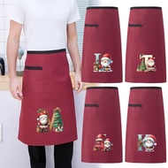 Half Apron Short For Restaurants Korean Style Cafeteria Half-Length