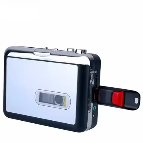Portable Cassette Player Recorder Standalone Audio Music Recorder Cassette Tape to MP3 Converter Sav
