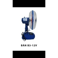 Battery clamp fan 12vdc 24vdc 48v table fan super powerful energy saving